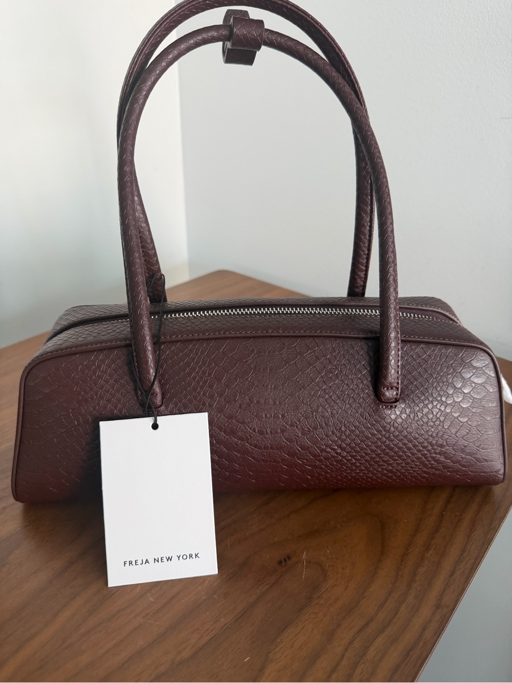 FREJA - Mercer Bag Berry Croc - Picture 7 of 10